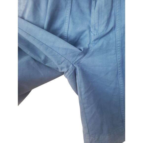 Everlane The Tourist Cotton/Linen Blend Bermuda Short in Horizon Blue Size 00 - Picture 3 of 6